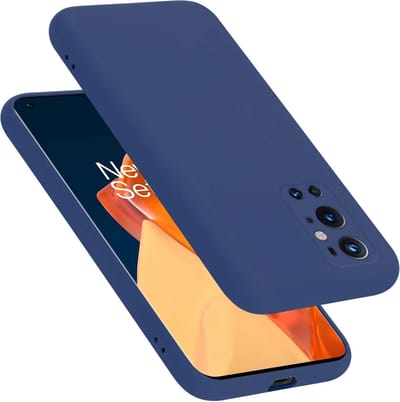 Cadorabo Hoesje geschikt voor OnePlus 9 PRO in LIQUID BLAUW - Beschermhoes gemaakt van flexibel TPU silicone Case Cover