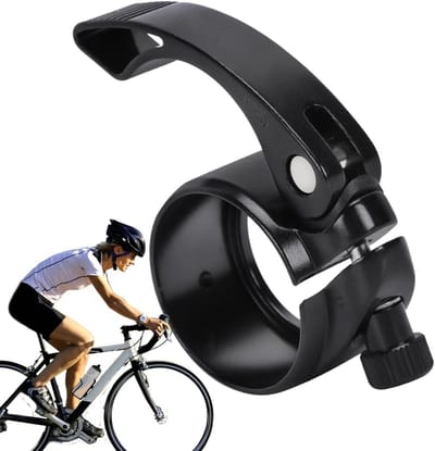 Fiets Zadelklem - Zadelpen Klem - Fiets Zadel Verstel - Snelle Klem - 41mm - Zwart