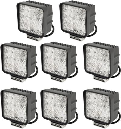 Krachtige 48W LED Werklamp voor Trekker en Graafmachine - 3800lm Wit Licht