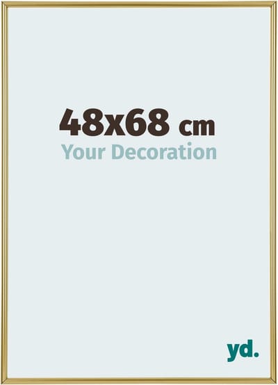 Your Decoration - Fotolijst 48x68 cm - Kunststof - Goud - Annecy