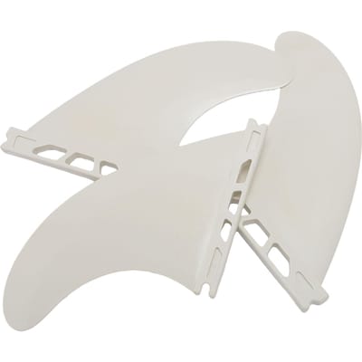 Surfboard Vinnen Set van 3 Stevig PVC Links Midden Rechts voor Longboard Shortboard Stand Up Paddle Board wit