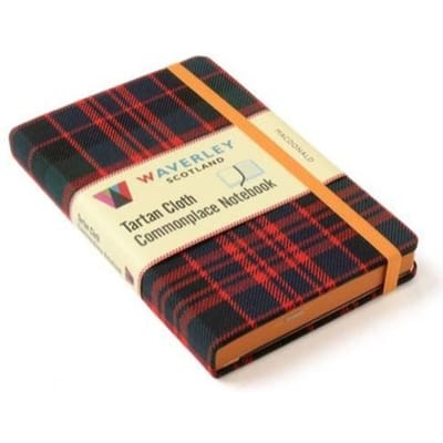 Waverley (M): Macdonald Tartan Cloth Commonplace Notebook