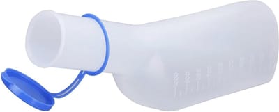 Draagbare Urinaal voor Mannen - Lekvrij en 1000 ml Capaciteit, Perfect voor Reizen en Noodgebruik
