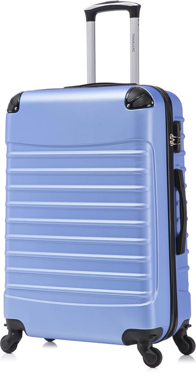 Travelerz Rome Koffer – Handbagage 39 Liter – Lichtgewicht ABS – Spinner Wielen – Lilac – Met Cijferslot