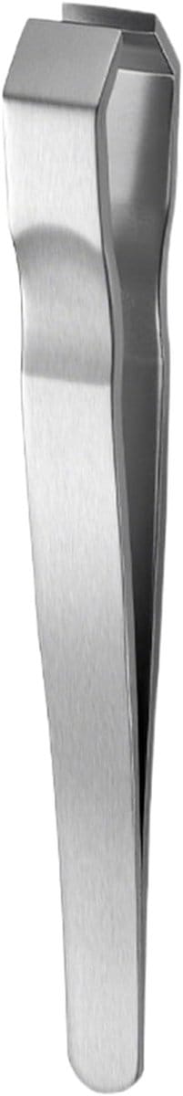 Wenkbrauwpincet - Gezichtspincet Baardtrimmer - Gezichtsverzorging - Precisie-instrument - 10.3 cm - Zilver