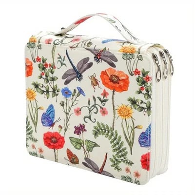 Benelux Select Etui met rits – Pencil case - Potlood etui – 124 gaten – Met rits – 3-laags – Lichtgewicht - 20 x 23,8 x 6,4 cm