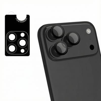 imoshion Camera Lens Protector - Geschikt geschikt voor Apple iPhone 17 Pro/ geschikt voor Apple iPhone 17 Pro Max - 2 Pack - Zwart