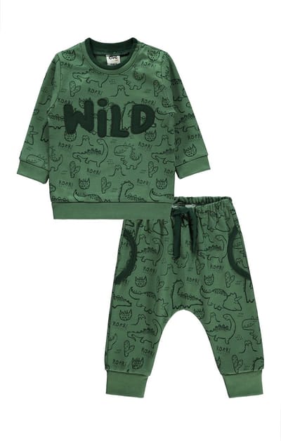 Dino sweater & broek jongens - Dinosaurus