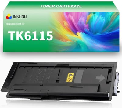 INKFIND TK6115 Zwart tonercartridge van 1 stuk compatibel met Kyocera TK6115 TK-6115 voor Kyocera ECOSYS M4125idn/M4132idn 1-pack BK