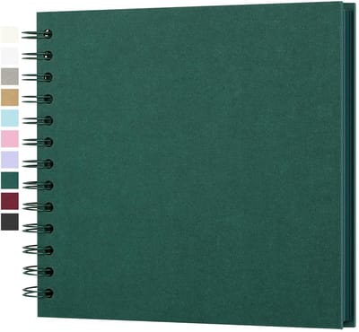 Dailygoods- Fotoalbum 18x18 cm - Scrapbook - Plakalbum - 40 Pagina's - Zuurvrij - Archiefkwaliteit - Duurzaam Kraftpapier - Plakboek