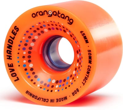 Longboard Wielen 65mm Set van 4 - Hoge Grip en Snelheid - Geschikt voor Cruisen en Sliden