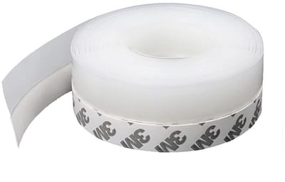 Allecto - Sealing Strip - Geluidsisolatie - 5 m Transparant - Zelfklevend - Bescherming tegen stof - Geschikt voor deuren en ramen - Transparant model