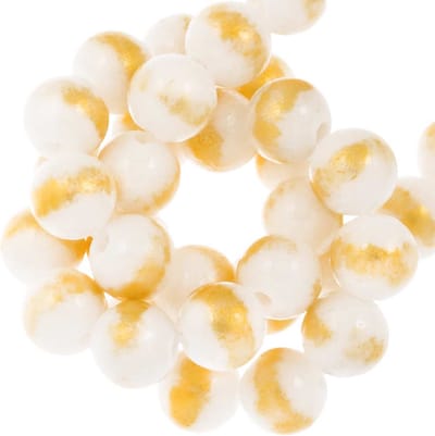 Mashan Jade Kralen (4 mm) White (90 stuks)