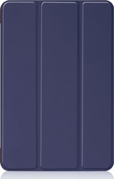 Hoesje - Geschikt voor Apple iPad Air 6 (2024) - 13 inch - 6e Generatie - M2 - Dun & Stevig - Trifold Bookcase - Hard Cover - Hardcover Book Case - Tablet Hoes - Donkerblauw