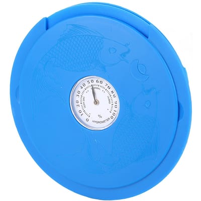 Gitaar Klankgat Luchtbevochtiger met Hygrometer Vochtigheidsmeter Folk Akoestische Gitaar Klankgat blauw