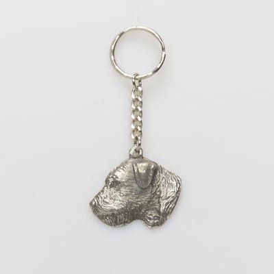 Sleutelhanger Border Terrier - Hondensleutelhanger - Cadeau Hondenliefhebber - Unieke serie - Compact, stijlvol en gedetailleerd