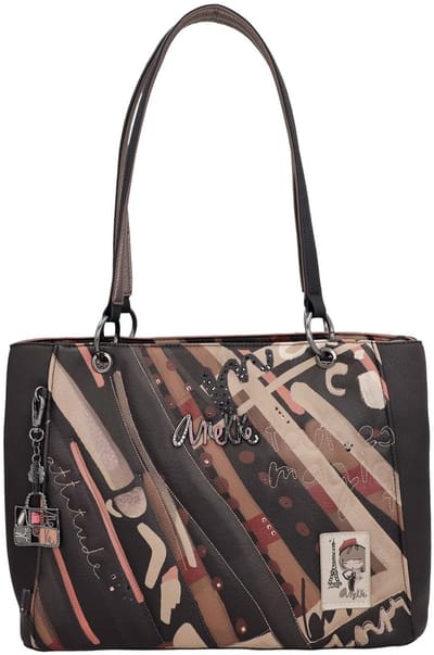 Anekke schoudertas Parisian Tote Bag Multicolor veelkleurig