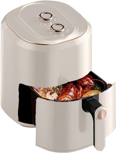 Airfryer Oven - Friteuse Heteluchtoven - Gezond Koken - Olievrij Frituren - 6 Liter - Wit