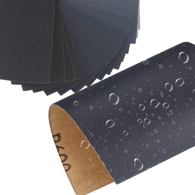 Schuurpapier, korrel 120 tot 7900 vellen, droog en nat schuurpapier voor meubels, hout, metaal, voor het schuren en polijsten van auto's, 22,9 x 9,1 cm (120-7900, 45)