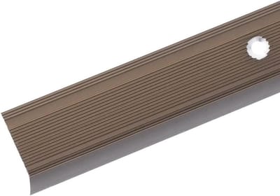 Trapprofielen - Trapneuzen - Trap Randen Afwerken - Met Antislip - 100 cm 15 Stuks - Bruin