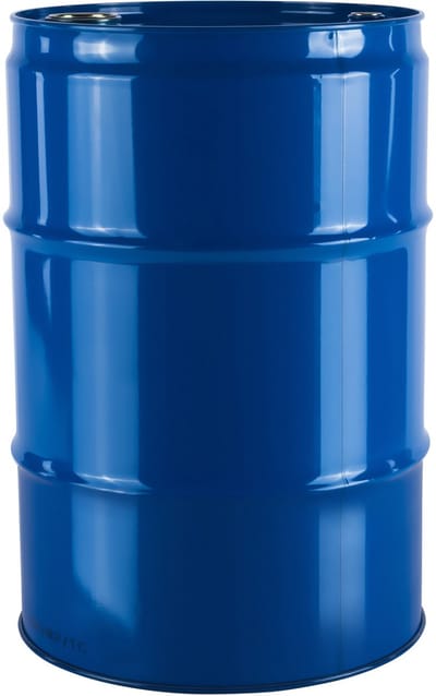 Beczkopol TH-60-R5010 - Stalen Vat - 60L - Blauw - Niet-verwijderbare Deksel