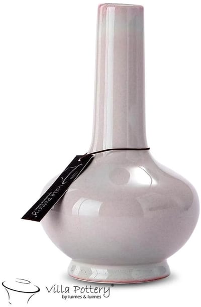 Roze Grijze vaas Amber D10 x H17