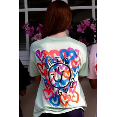 Dames-T-shirt Ju & Pa Graphiti