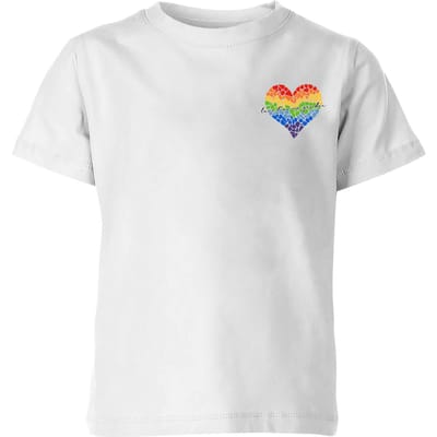 Miss Greedy Love Has No Gender Kids' T-Shirt - White - 98/104 (3-4 jaar)