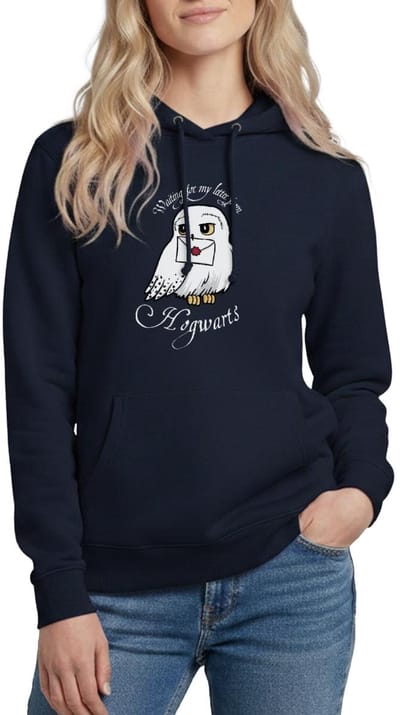 Harry Potter Hedwig Met Brief Waiting For My Letter Hoodie Dames