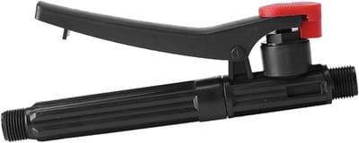 Sproeier Handgreep - Vernevelaar Klep - Tuinonderhoud - Ergonomisch Trekkerontwerp - 6.99 x 6.99 x 1.98 cm - Zwart
