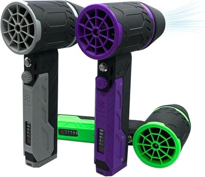 Draagbare Luchtblazer - Elektrische Stofblazer - Snel Reinigen - Traploze Snelheidsregeling - 4000 mAh Batterij - Grijs
