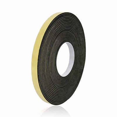 Dailygoods- Afdichtband 10m - Zelfklevend - Tochtstrip - Isolatietape - Trillingsdemping - Hittebestendig