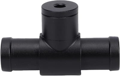 Koelvloeistof Connector - T-stuk Ontluchter - Motor Onderhoud - Aluminiumlegering - 12x8x2 cm - Zilver