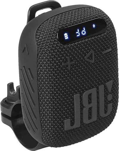 JBL Wind 3 Draagbare Bluetooth-luidspreker en FM-tunerradio voor fietsstuur