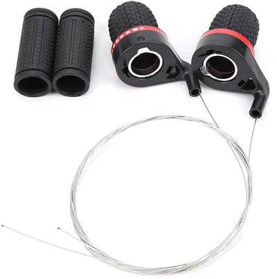 Dailygoods- Shifter Antislip - Fietsversnellingsschakelaar - Draaigreep - Handvat Set - Fietsaccessoires - Duurzaam Rubbermateriaal - Versnellingsschakelaar