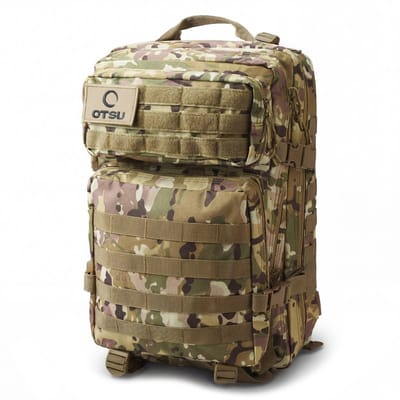 Expedition | Camouflage tactische rugzak van 40 liter met patchpaneel