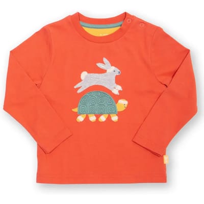 Baby T-shirt met lange mouwen Kite Hare and Tortoise