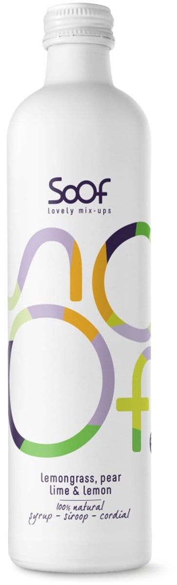 Soof Drinks Siroop Citroengras & Peer Natuurlijk - 340 ml