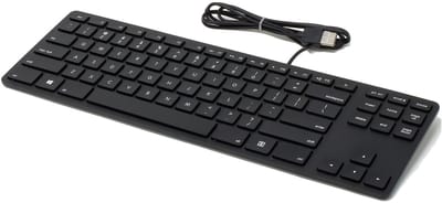 Matias FK308PCBB Wired Aluminum Tenkeyless Keyboard -Black - PC