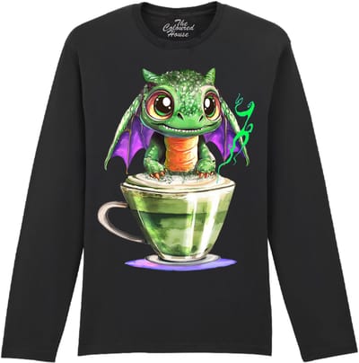 Draak Matcha Latte Dragon The Coloured House Longsleeve T-shirt XXL