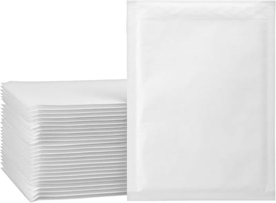 Luchtkussenenveloppen - Gevoerde enveloppen Verzendzakken - Veilig Verzenden - Schokbestendig - 20 x 275 cm - Wit
