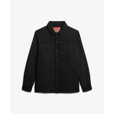 Superdry - The Merchant Store - wollen overshirt - Heren - Lange mouwen shirts