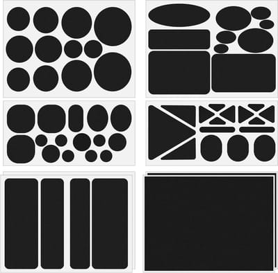 Waterdichte Nylon Reparatie Patches voor Kleding, Tenten en Paraplu's - Zelfklevende Herstelstickers, 8 Stuks, Ideaal voor Snel Herstellen van Beschadigde Stoffen