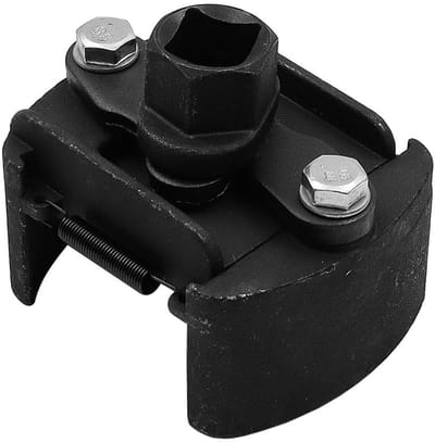 Dailygoody - oliefiltersleutel - universele oliefiltersleutel - verstelbaar - zwart - auto en motorfiets - 60-80 mm - perfect voor elke klus
