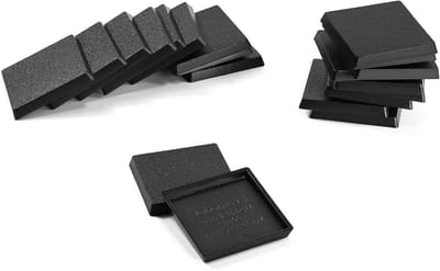 Vierkante Miniaturen Bases - Basis Model - Wargame Simulatie - Stabiele Vierkante Vorm - 50 mm