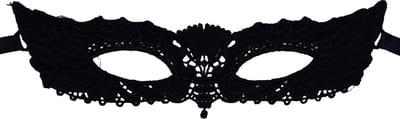 Miresa - Masker MM045 - Smal sexy kanten masker - Zwart