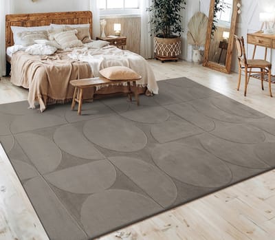 Paco Home Vloerkleed Woonkamer Laagpolig Patroon Scandinavisch Boho Patroon Geometrisch 120x160 cm