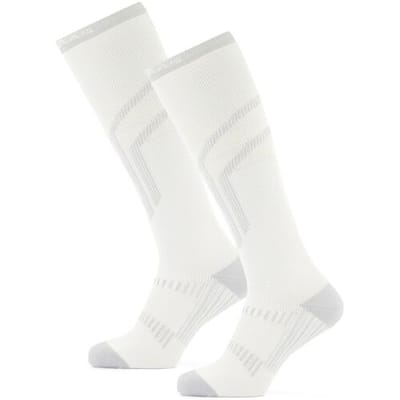 Poederbaas Skisokken Lightweight 2-pack Wit-43/46