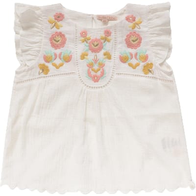 Louise Misha Blouse Carmen Off-white Size: 6M | Shirts Outlet | Unisex | Wit