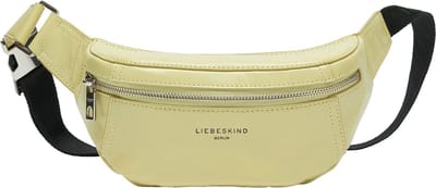 LIEBESKIND BERLIN Gordeltas Schoudertas Chudy Paper Touch Crinkle Beltbag Light Mimosa Lichtgroen